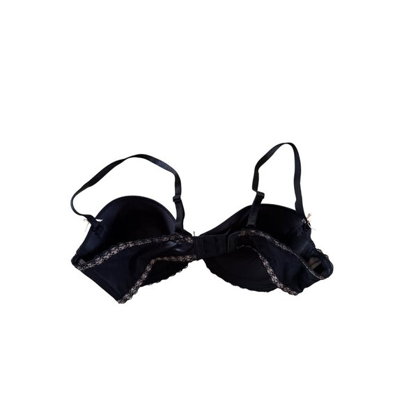 Btemptd Bra Womens 34C Push Up Black Strapless Adjustable - Picture 2 of 3